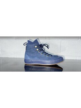 Converse Chuck Taylor All Star Waterproof Hi Womens Athletic Shoes Size 7.5 Blue